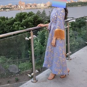 Modest Dress with tassels